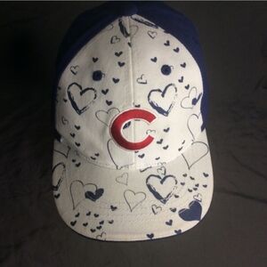 Chicago Cubs Heart Pattern Baseball Cap